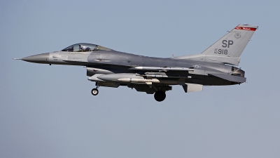 Photo ID 265290 by Fernando Sousa. USA Air Force General Dynamics F 16C Fighting Falcon, 92 3918