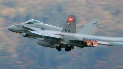 Photo ID 29504 by Radim Spalek. Switzerland Air Force McDonnell Douglas F A 18C Hornet, J 5005