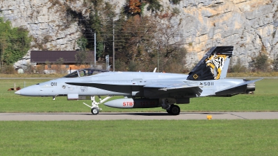 Photo ID 271905 by Milos Ruza. Switzerland Air Force McDonnell Douglas F A 18C Hornet, J 5011