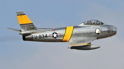 Photo ID 272000 by Paul Newbold. Private Planes of Fame Air Museum North American F 86F Sabre, NX186AM
