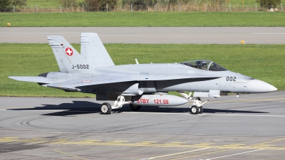 Photo ID 272754 by Radim Koblizka. Switzerland Air Force McDonnell Douglas F A 18C Hornet, J 5002
