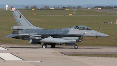 Photo ID 273084 by Paul Newbold. Belgium Air Force General Dynamics F 16AM Fighting Falcon, FA 127