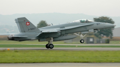 Photo ID 30187 by Radim Spalek. Switzerland Air Force McDonnell Douglas F A 18C Hornet, J 5017