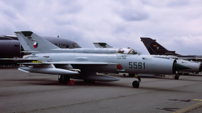 Photo ID 30264 by Lieuwe Hofstra. Czech Republic Air Force Mikoyan Gurevich MiG 21MFN, 5581
