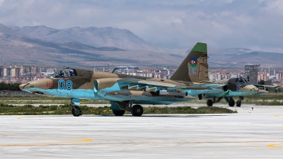 Photo ID 275965 by Thomas Ziegler - Aviation-Media. Azerbaijan Air Force Sukhoi Su 25BM,  