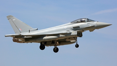 Photo ID 276150 by Carl Brent. UK Air Force Eurofighter Typhoon FGR4, ZK347
