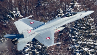Photo ID 277162 by Dayon Wong. Switzerland Air Force McDonnell Douglas F A 18C Hornet, J 5016