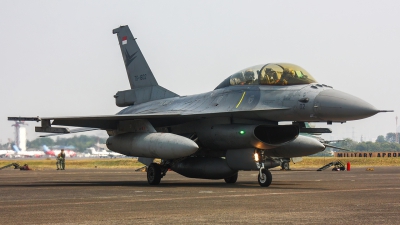 Photo ID 277401 by Raihan Aulia. Indonesia Air Force General Dynamics F 16BM Fighting Falcon, TS 1602