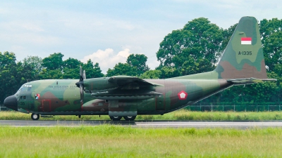 Photo ID 277504 by Fadhil Ramadhan. Indonesia Air Force Lockheed C 130H Hercules L 382, A 1335