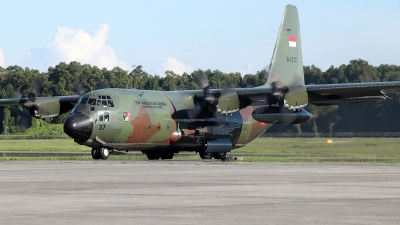 Photo ID 277578 by Ricky Liciandhika Putra. Indonesia Air Force Lockheed C 130H Hercules L 382, A 1337
