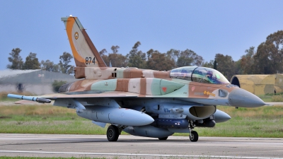 Photo ID 278456 by Stamatis Alipasalis. Israel Air Force Lockheed Martin F 16I Sufa, 874
