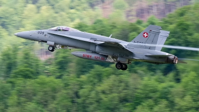 Photo ID 279395 by Caspar Smit. Switzerland Air Force McDonnell Douglas F A 18C Hornet, J 5009