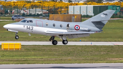 Photo ID 279636 by Andy Walker. France Navy Dassault Falcon 10MER, 143