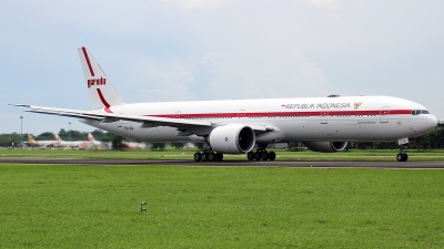 Photo ID 279643 by Eduardo Purba. Indonesia Government Boeing 777 3U3 ER, PK GIG