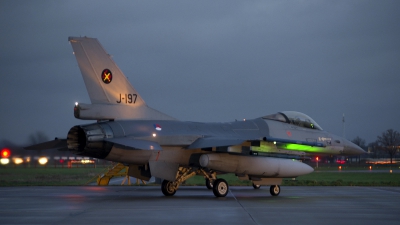 Photo ID 280544 by Joop de Groot. Netherlands Air Force General Dynamics F 16AM Fighting Falcon, J 197