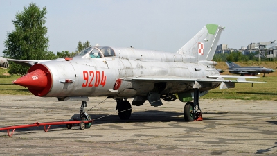 Photo ID 281031 by Carl Brent. Poland Air Force Mikoyan Gurevich MiG 21bis, 9204