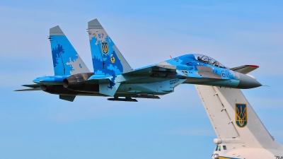 Photo ID 281640 by Radim Spalek. Ukraine Air Force Sukhoi Su 27UB,  
