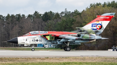 Photo ID 282622 by Thomas Ziegler - Aviation-Media. Germany Air Force Panavia Tornado IDS T, 43 92