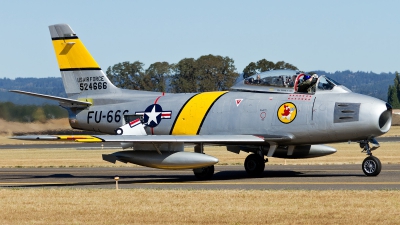 Photo ID 282903 by Jaysen F. Snow - Sterling Aerospace Photography. Private Private North American F 86F Sabre, NX860AG