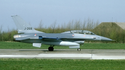 Photo ID 31110 by Joop de Groot. Netherlands Air Force General Dynamics F 16B Fighting Falcon, J 268