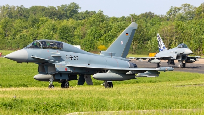 Photo ID 283429 by markus altmann. Germany Air Force Eurofighter EF 2000 Typhoon T, 31 27