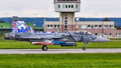 Photo ID 283853 by Radim Spalek. Czech Republic Air Force Saab JAS 39C Gripen, 9242
