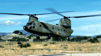 Photo ID 31389 by Joop de Groot. Spain Army Boeing Vertol CH 47C Chinook, HT 17 14