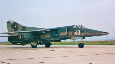 Photo ID 31435 by Alexander Mladenov. Bulgaria Air Force Mikoyan Gurevich MiG 23BN, 48