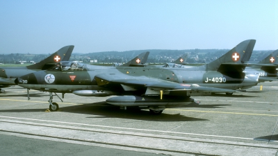 Photo ID 32488 by Joop de Groot. Switzerland Air Force Hawker Hunter F58, J 4030