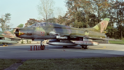 Photo ID 33079 by Rainer Mueller. Hungary Air Force Sukhoi Su 22M3, 12