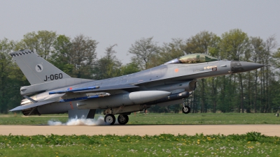 Photo ID 33851 by Mick Balter - mbaviation-images. Netherlands Air Force General Dynamics F 16AM Fighting Falcon, J 060