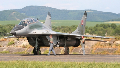 Photo ID 34117 by Milos Ruza. Slovakia Air Force Mikoyan Gurevich MiG 29UBS 9 51, 5304