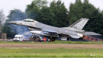 Photo ID 35500 by Walter Van Bel. Netherlands Air Force General Dynamics F 16AM Fighting Falcon, J 201