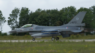 Photo ID 35589 by Vincent de Wissel. Netherlands Air Force General Dynamics F 16AM Fighting Falcon, J 872