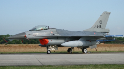 Photo ID 36271 by Toon Cox. Netherlands Air Force General Dynamics F 16AM Fighting Falcon, J 646