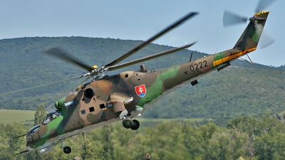 Photo ID 36510 by Patricie Vesela. Slovakia Air Force Mil Mi 24D, 0222
