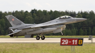 Photo ID 36949 by Tomasz Wasinski. Poland Air Force General Dynamics F 16C Fighting Falcon, 4066