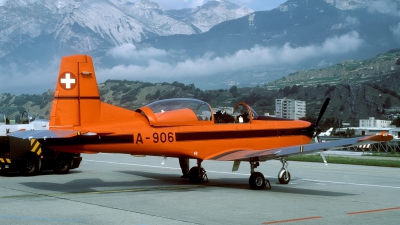 Photo ID 37172 by Joop de Groot. Switzerland Air Force Pilatus PC 7 Turbo Trainer, A 906