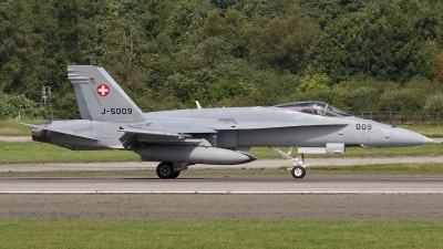 Photo ID 37998 by Rainer Mueller. Switzerland Air Force McDonnell Douglas F A 18C Hornet, J 5009