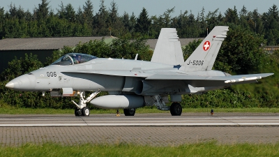 Photo ID 38065 by Klemens Hoevel. Switzerland Air Force McDonnell Douglas F A 18C Hornet, J 5006