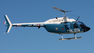Photo ID 38348 by Roberto Bianchi. Italy Polizia Agusta Bell AB 206A 1, MM80735