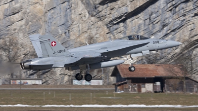 Photo ID 38455 by Martijn Diks. Switzerland Air Force McDonnell Douglas F A 18C Hornet, J 5008