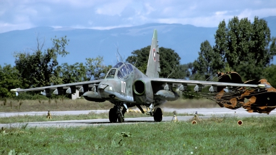 Photo ID 38481 by Joop de Groot. Bulgaria Air Force Sukhoi Su 25UBK, 017