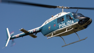 Photo ID 38748 by Roberto Bianchi. Italy Polizia Agusta Bell AB 206A 1, MM80735