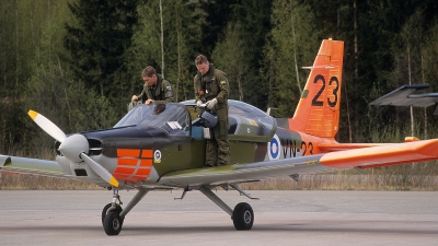 Photo ID 39685 by Frank Noort. Finland Air Force Valmet Vinka, VN 23