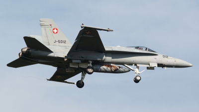 Photo ID 40295 by kristof stuer. Switzerland Air Force McDonnell Douglas F A 18C Hornet, J 5012