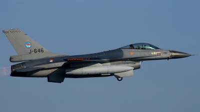 Photo ID 40359 by Tim Van den Boer. Netherlands Air Force General Dynamics F 16AM Fighting Falcon, J 646