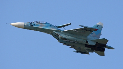 Photo ID 40869 by Jens Hameister. Belarus Air Force Sukhoi Su 27UBM, 63 BLUE
