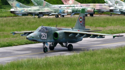 Photo ID 41260 by Alexander Mladenov. Bulgaria Air Force Sukhoi Su 25K, 253