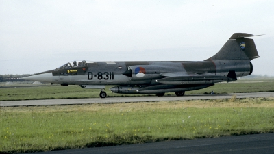 Photo ID 41771 by Joop de Groot. Netherlands Air Force Lockheed RF 104G Starfighter, D 8311